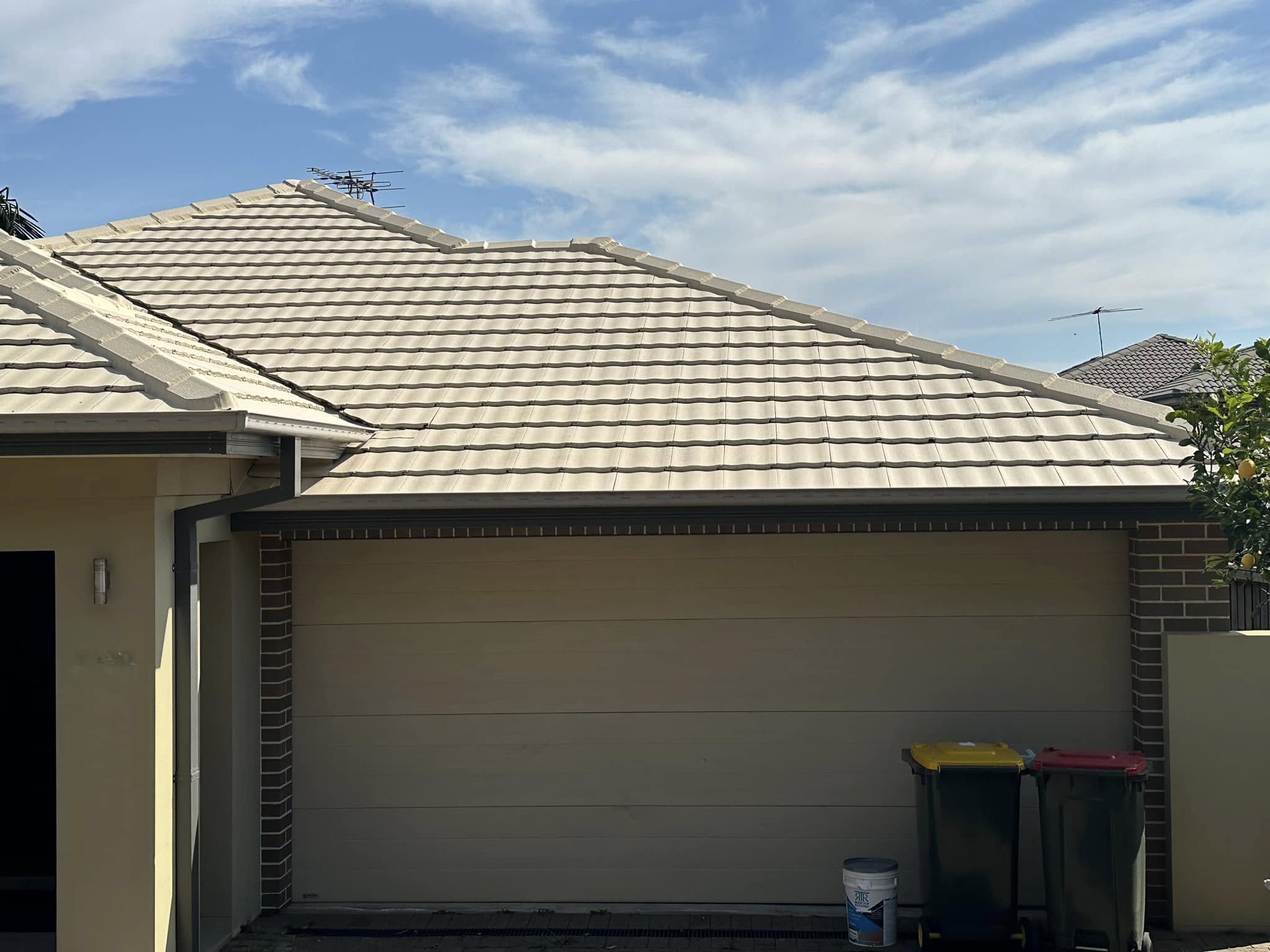 After — restored tiled roof